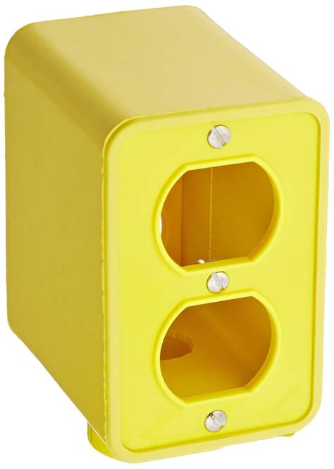 electric wall box yellow|Woodhead 3000.